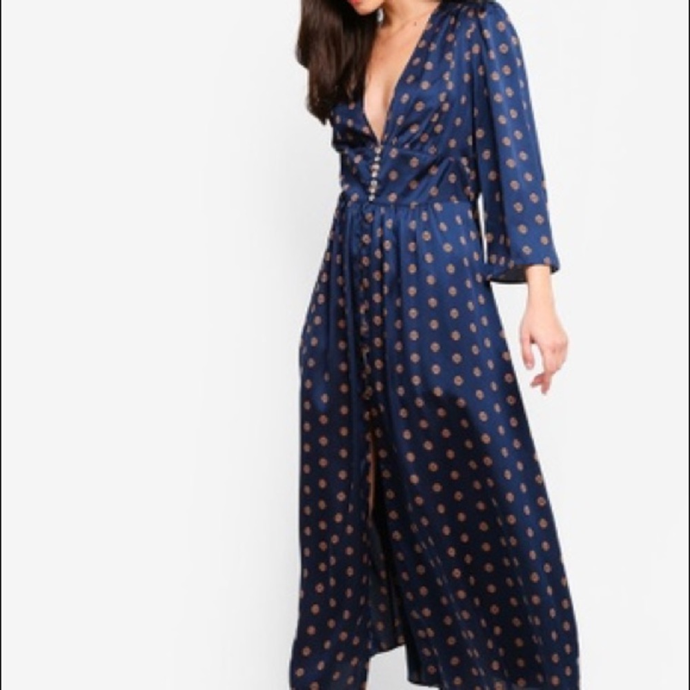 Free People Alexa Duster in blue